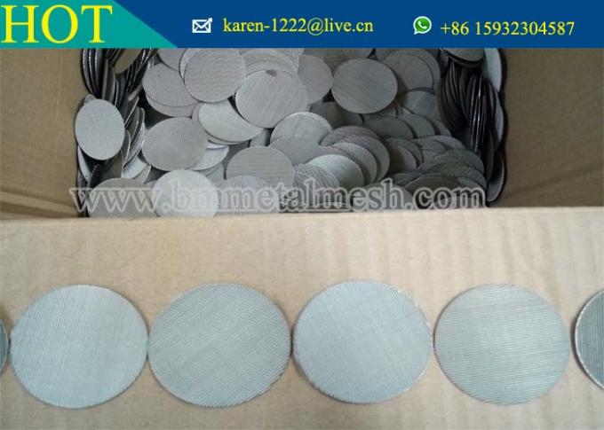 Φ175mm Stainless Steel Extrusion Filters,Wire Mesh Round Filter Cloth