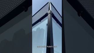 #PadelCourt Details Shown，#Padel Installation #Padelbuild  #Padelcourtfence #padelcourtfencing