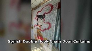 Aluminium Indoor Decorative Chain Hook Curtain