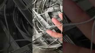 How to make stainless steel Wire Rope Netting                                  #decoration #ropenet